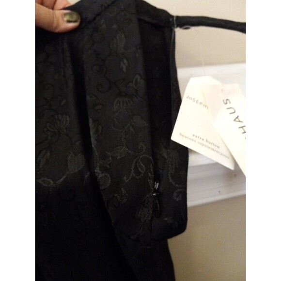 Josephine Chaus Womens Black Floral Patterned Dress Pants Size 12 - Picture 5 of 8